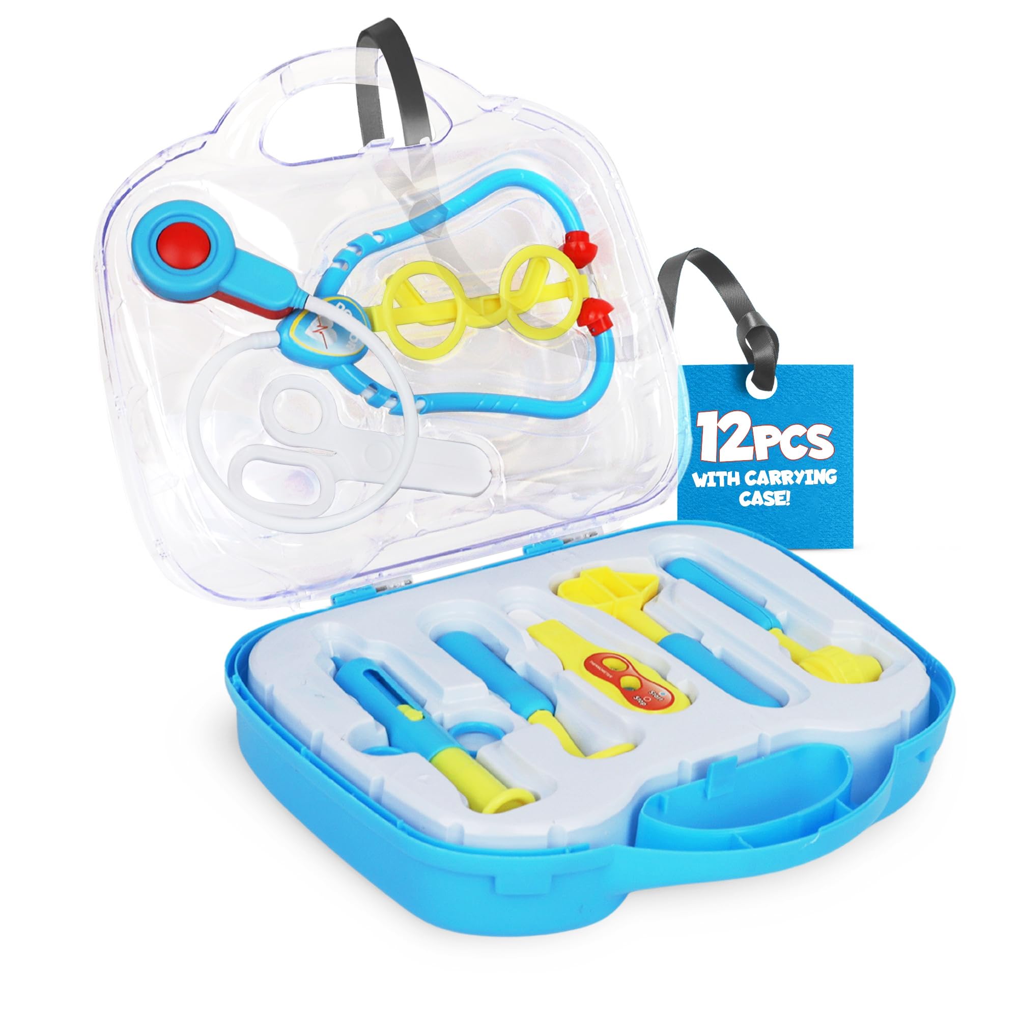 Buy Playkidiz Doctor Play Set – 8-Pcs Toddler Doctor Kit Set with